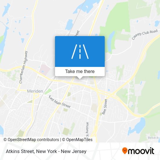 Mapa de Atkins Street