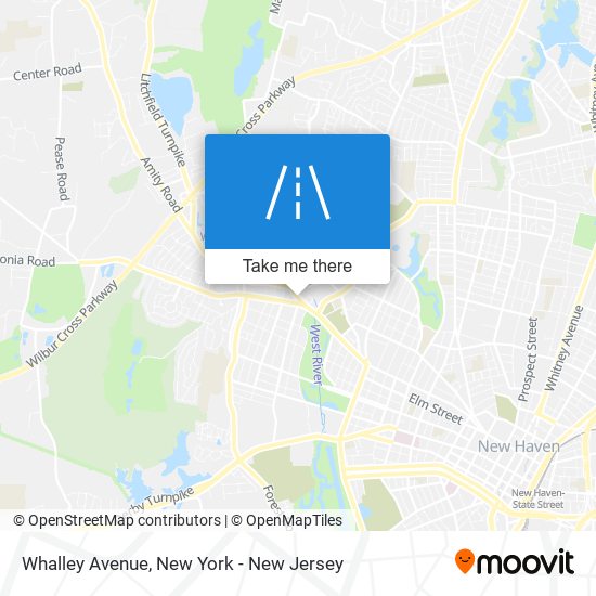 Mapa de Whalley Avenue