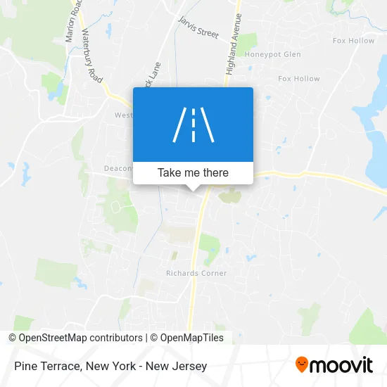 Pine Terrace map