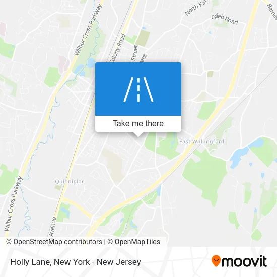 Holly Lane map