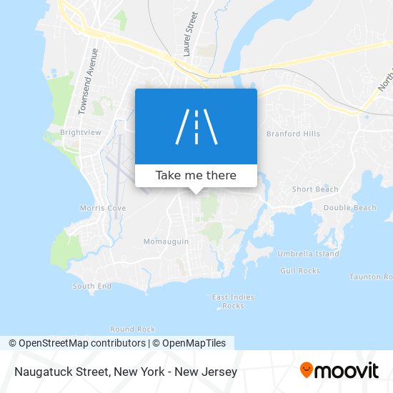 Mapa de Naugatuck Street