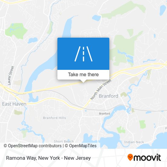 Ramona Way map