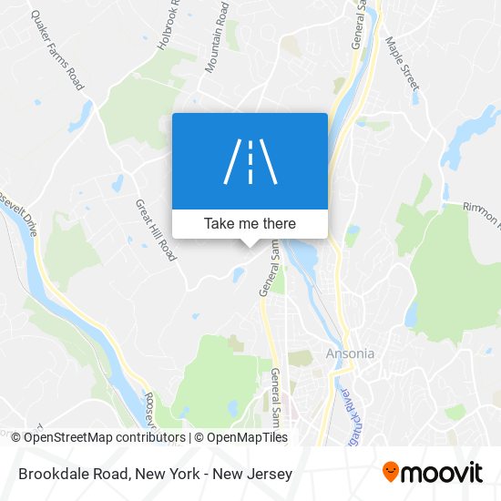 Brookdale Road map