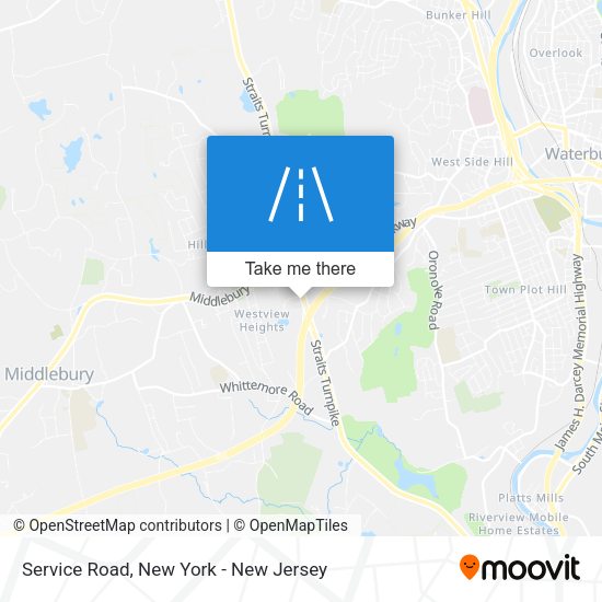 Mapa de Service Road