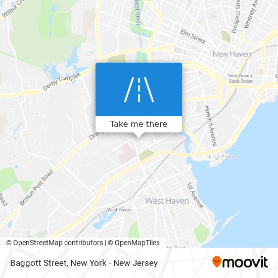 Baggott Street map