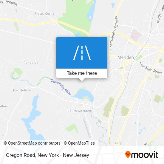 Mapa de Oregon Road