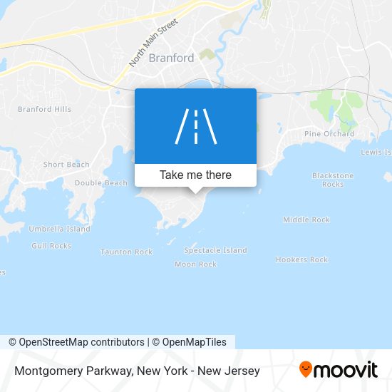 Mapa de Montgomery Parkway