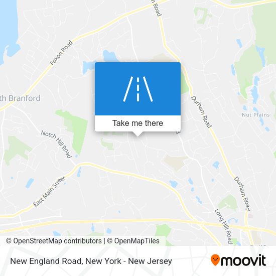 New England Road map