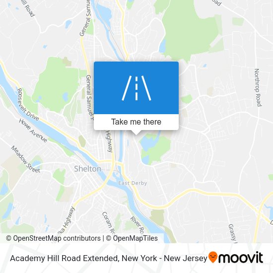 Academy Hill Road Extended map