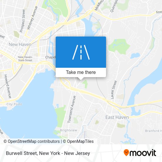 Mapa de Burwell Street