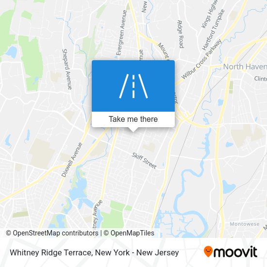 Mapa de Whitney Ridge Terrace