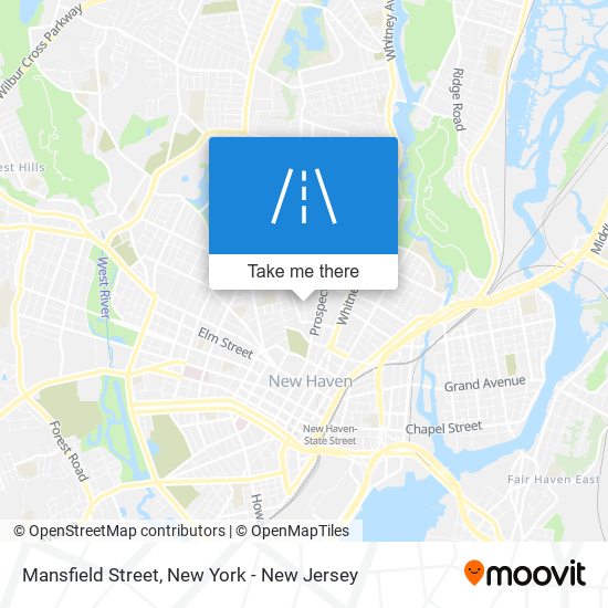 Mansfield Street map