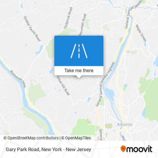 Gary Park Road map