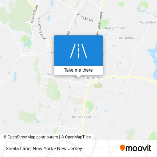Sheila Lane map