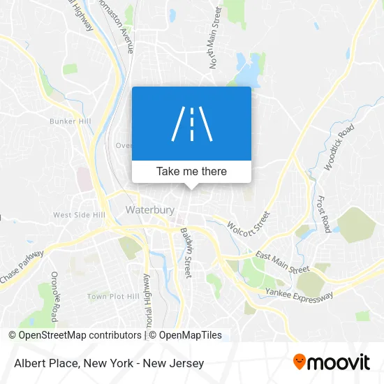Mapa de Albert Place