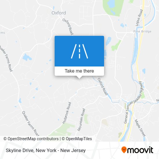 Skyline Drive map