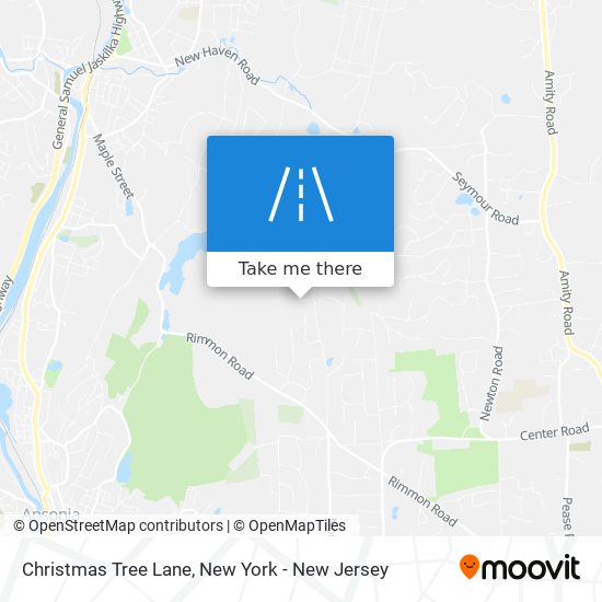 Christmas Tree Lane map