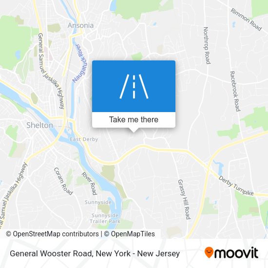 General Wooster Road map