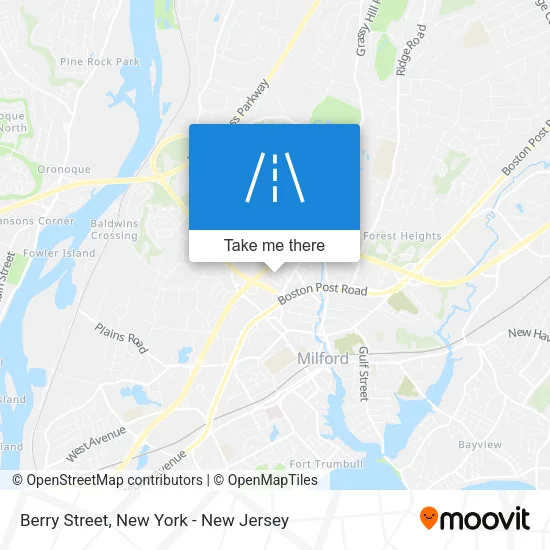 Berry Street map