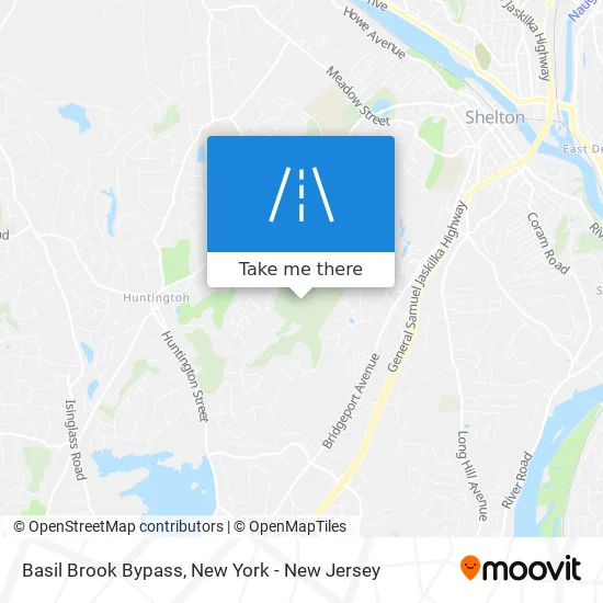 Mapa de Basil Brook Bypass
