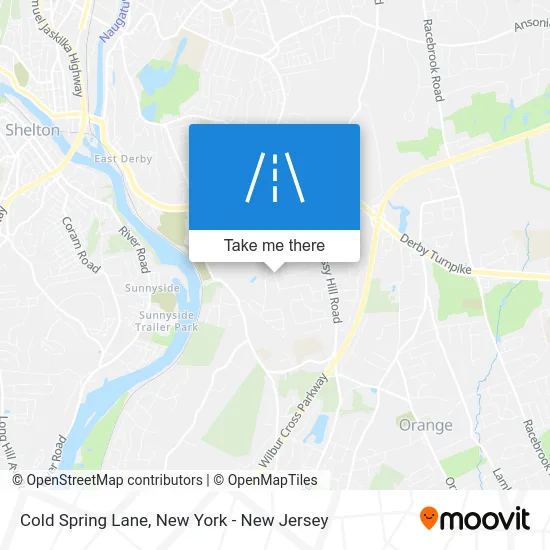 Cold Spring Lane map