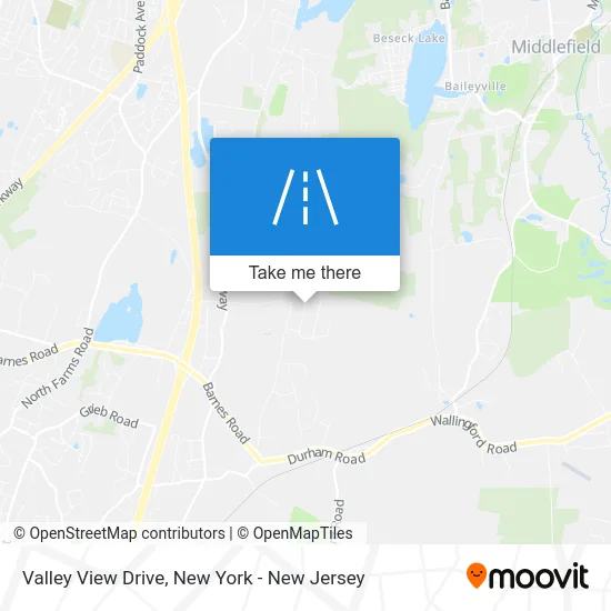 Valley View Drive map