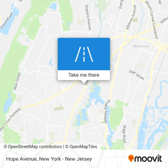 Hope Avenue map