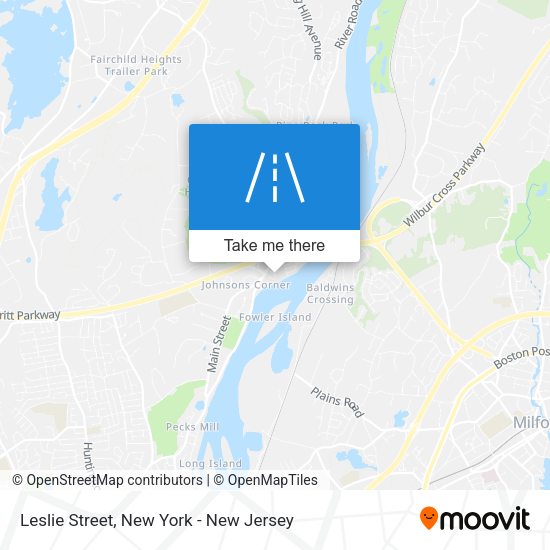 Mapa de Leslie Street
