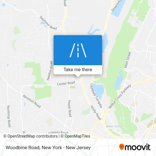 Woodbine Road map