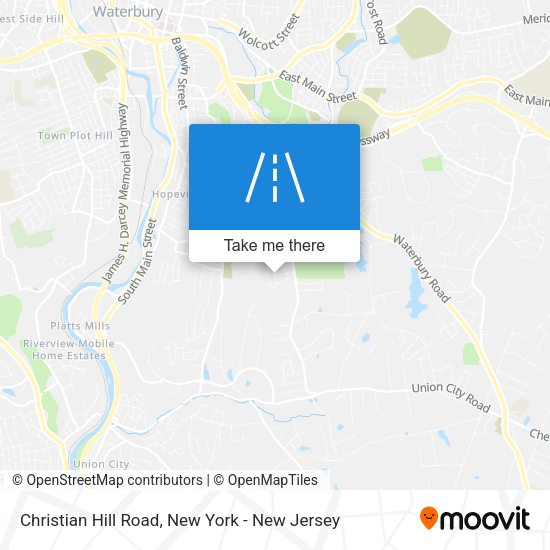 Mapa de Christian Hill Road
