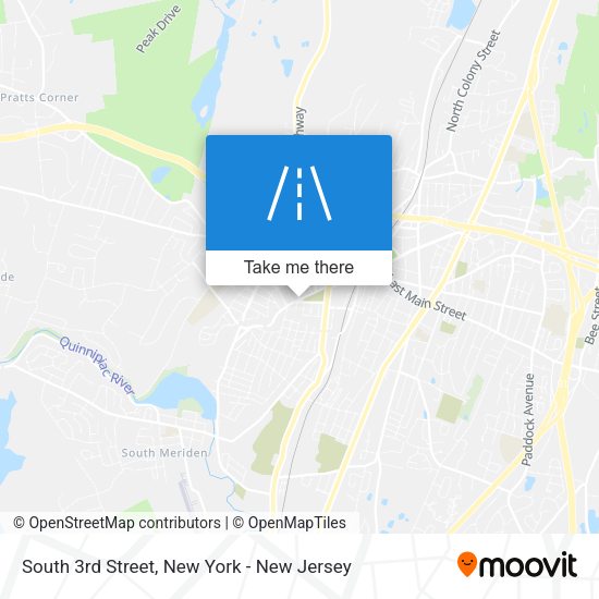 Mapa de South 3rd Street