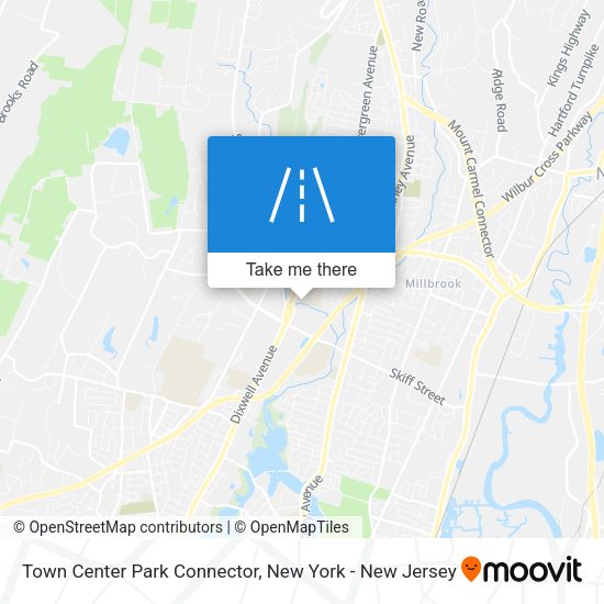 Mapa de Town Center Park Connector