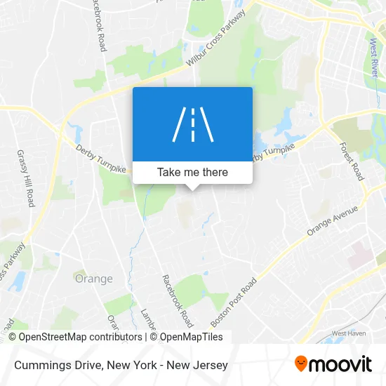 Cummings Drive map