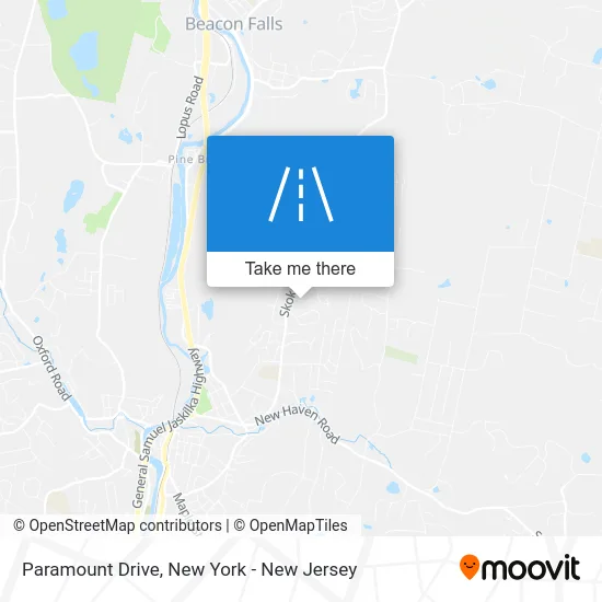 Paramount Drive map