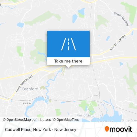 Cadwell Place map