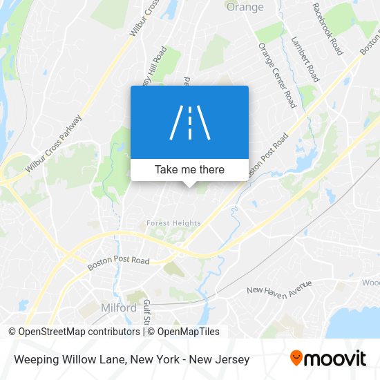 Mapa de Weeping Willow Lane