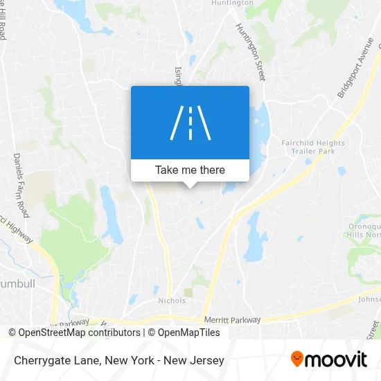 Cherrygate Lane map