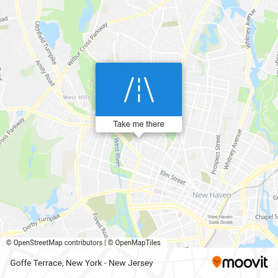 Goffe Terrace map