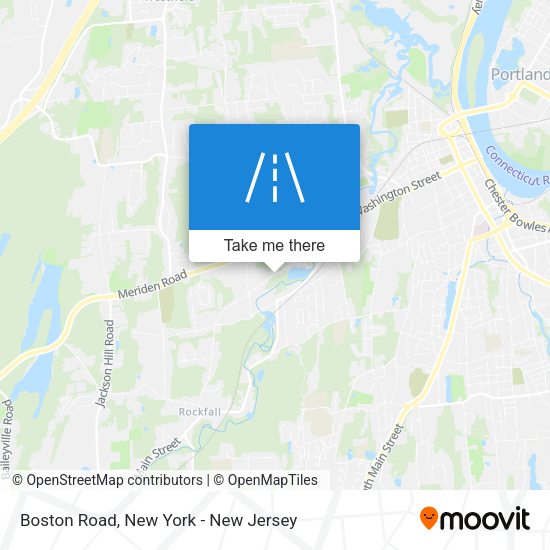 Boston Road map