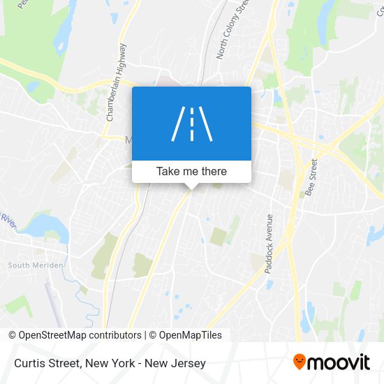 Mapa de Curtis Street