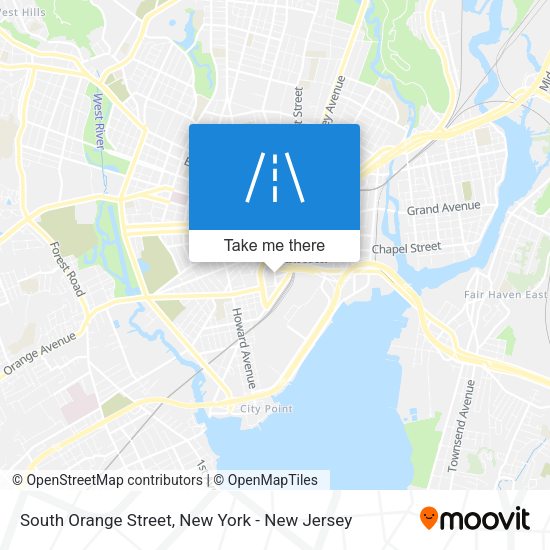 Mapa de South Orange Street