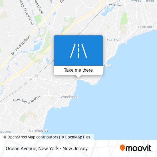 Mapa de Ocean Avenue