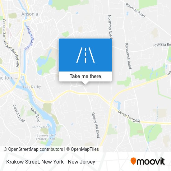 Mapa de Krakow Street
