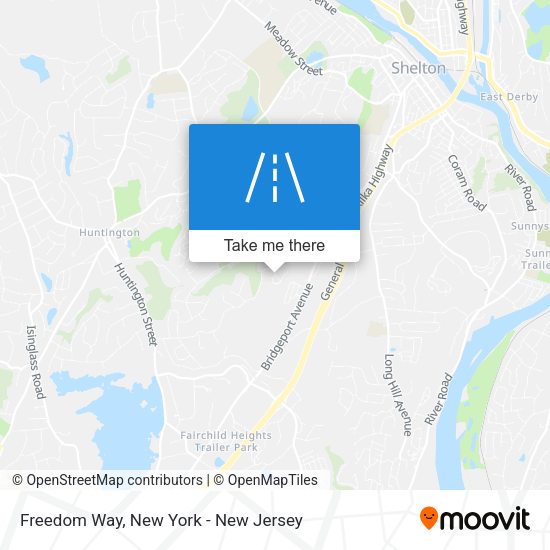 Freedom Way map