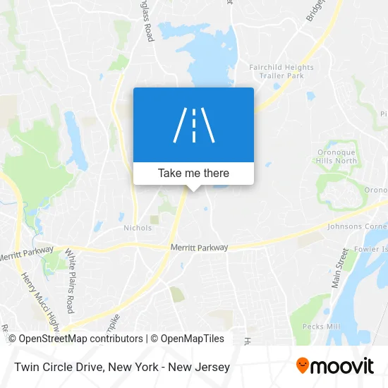 Twin Circle Drive map