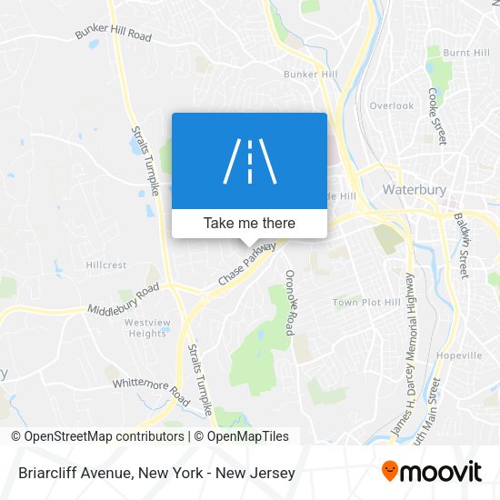 Mapa de Briarcliff Avenue