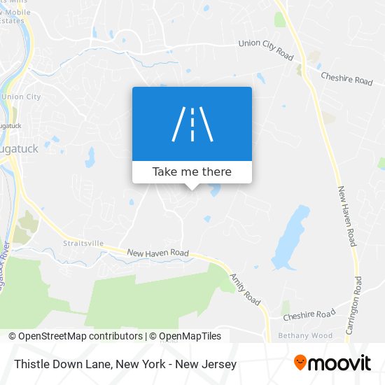 Thistle Down Lane map