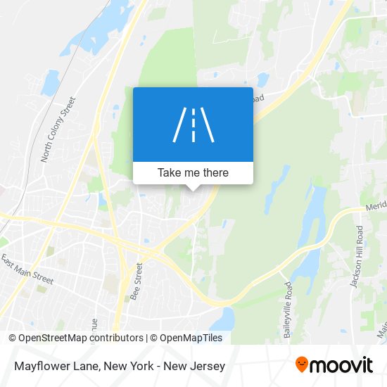 Mayflower Lane map