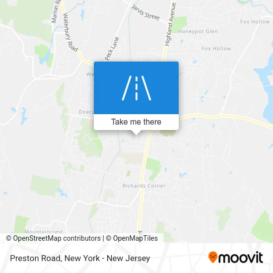 Preston Road map