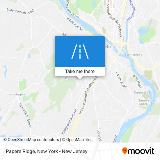 Mapa de Papere Ridge